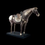 Painted clay and wood figure of a horse.jpg